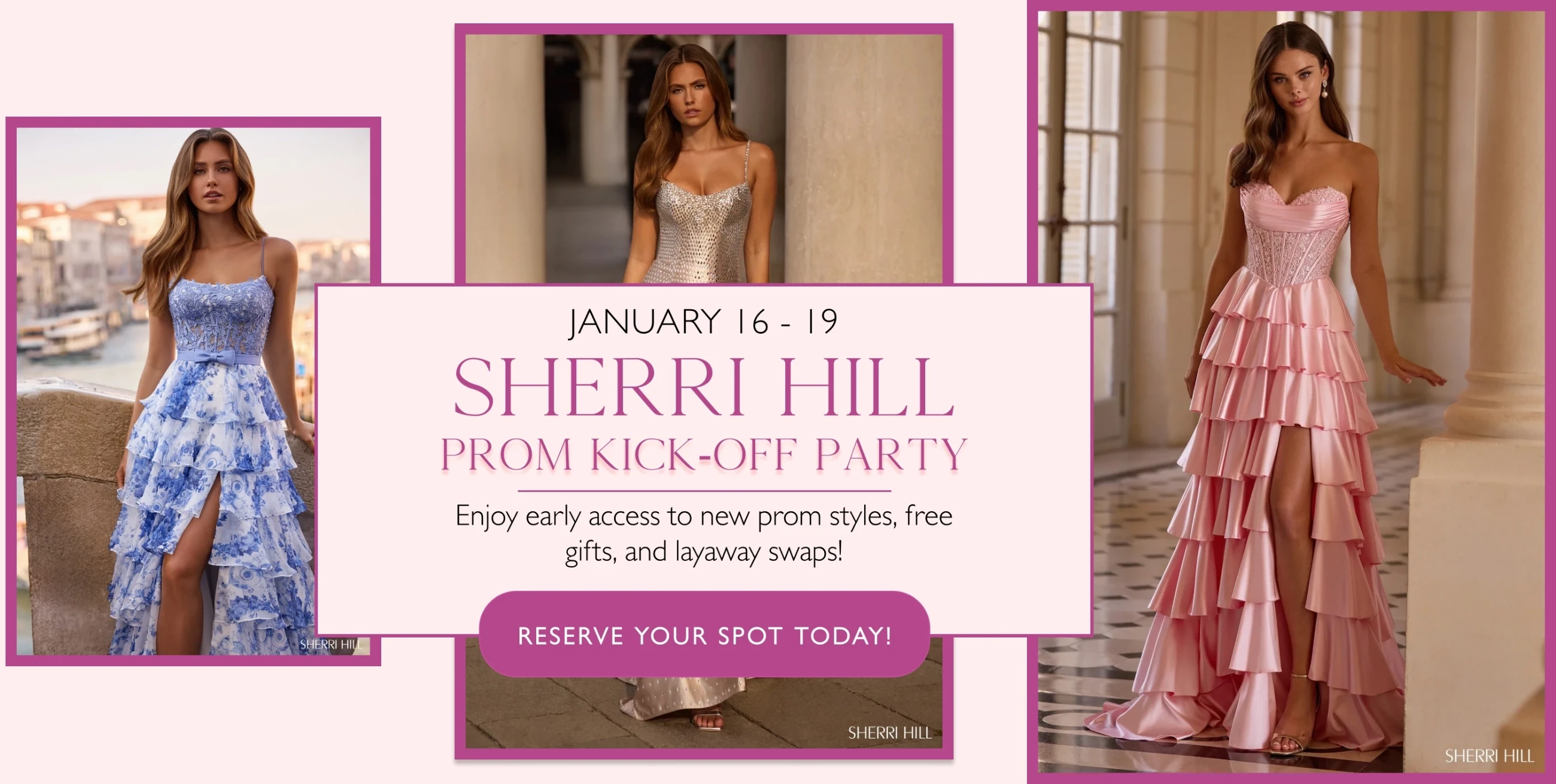 Sherri Hill Prom Kick-off Part Desktop Banner