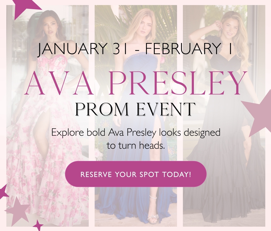 Ava Presley Prom Event Banner Mobile