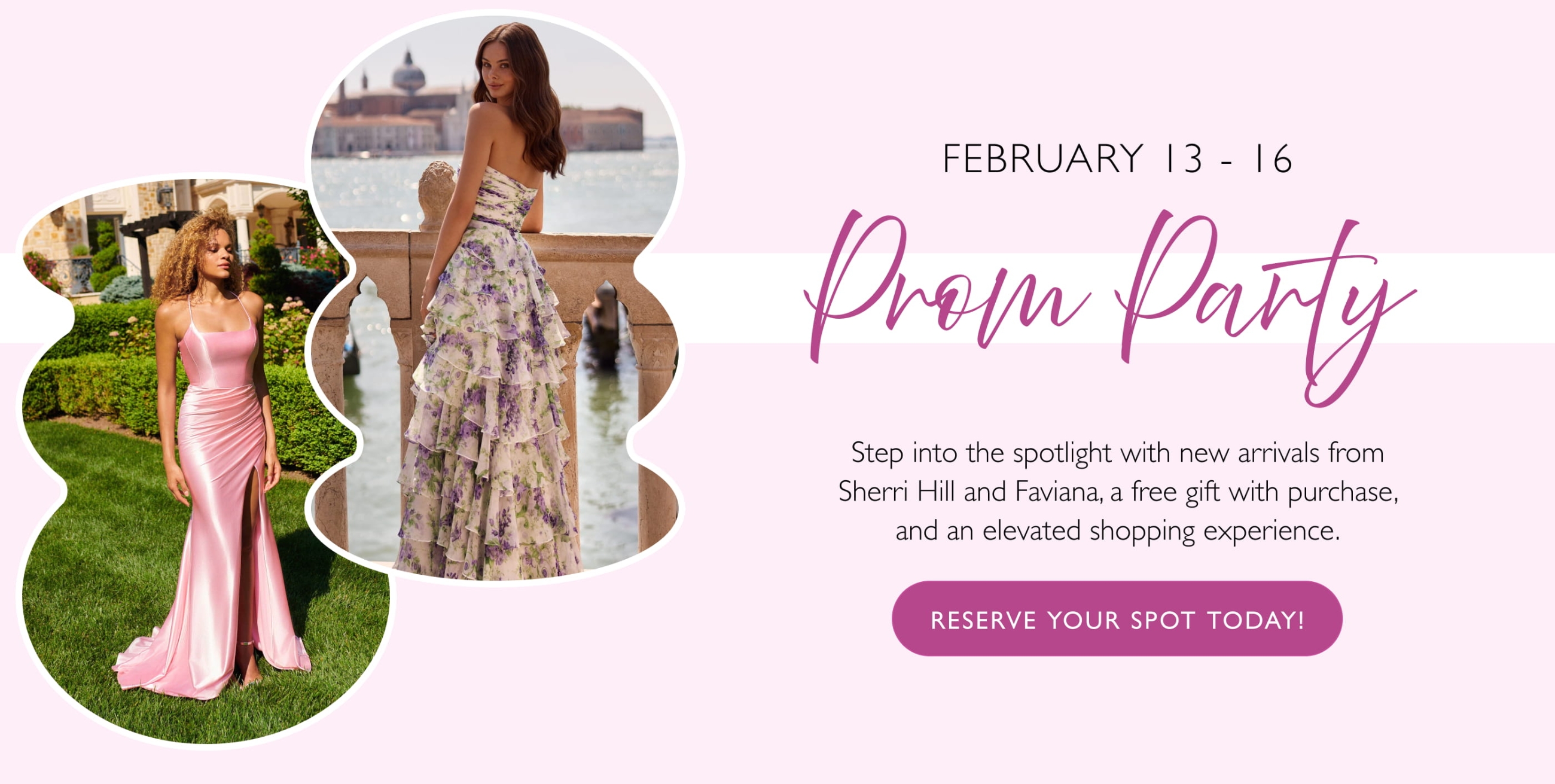 Prom Party Event Banner