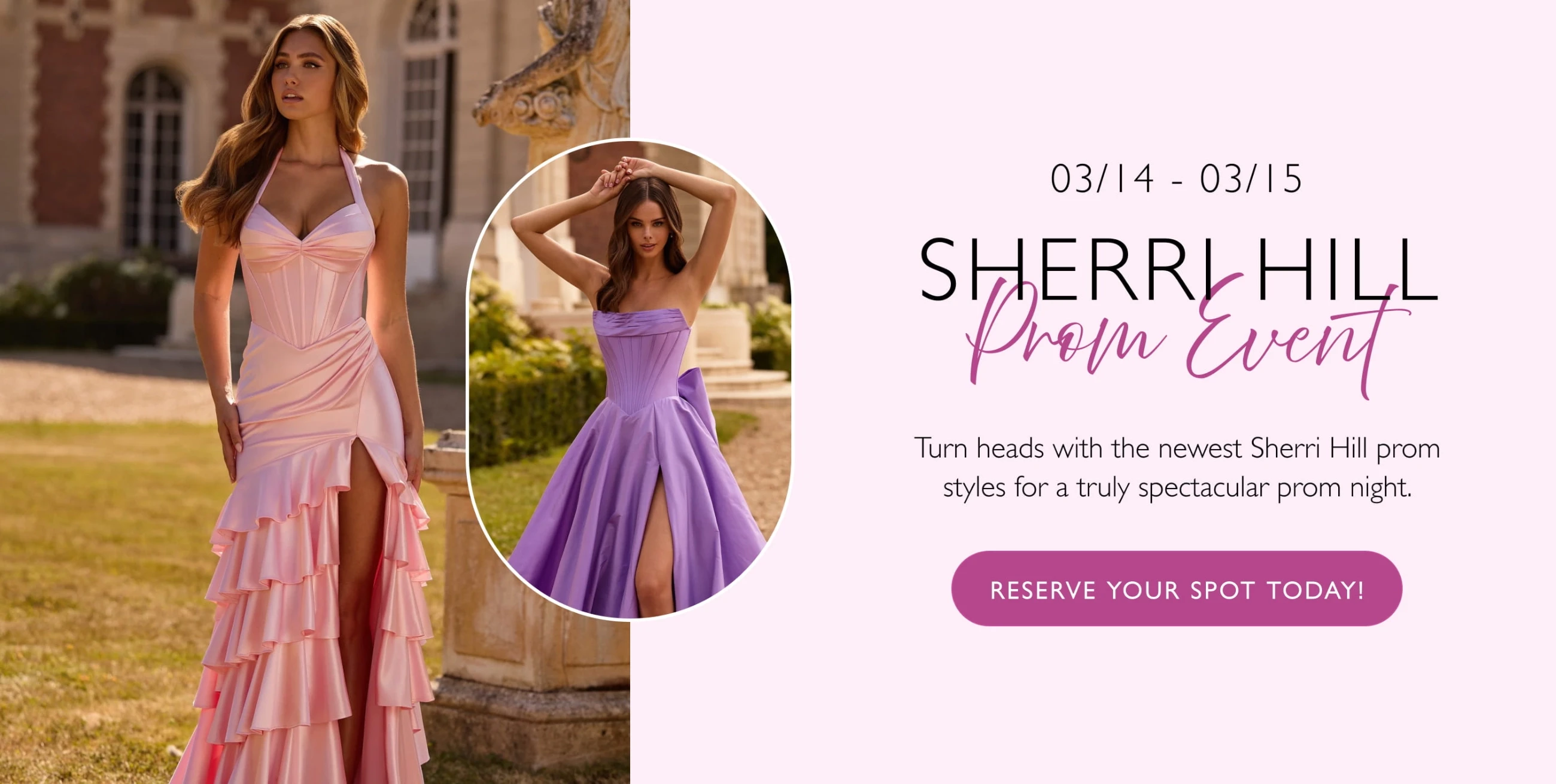 Sherri Hill Prom Event Banner