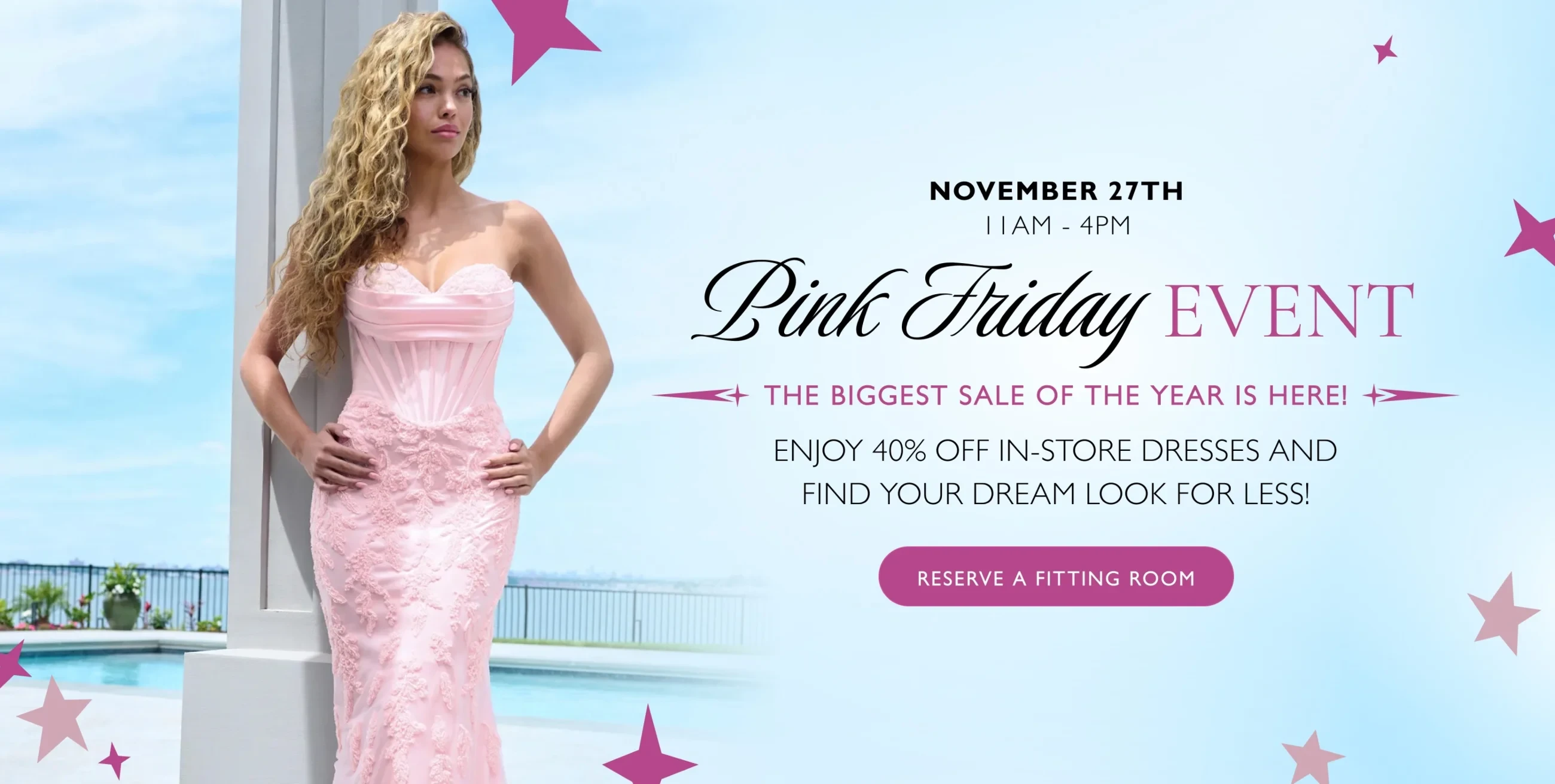 Pink Friday Event Banner